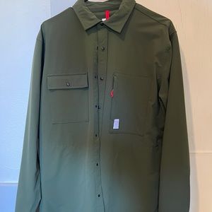 Topo designs jacket large green mens